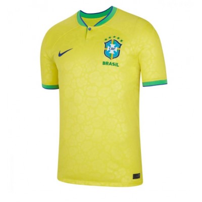 Fotballdrakt Herre Brasil Hjemmedrakt VM 2022 Kortermet